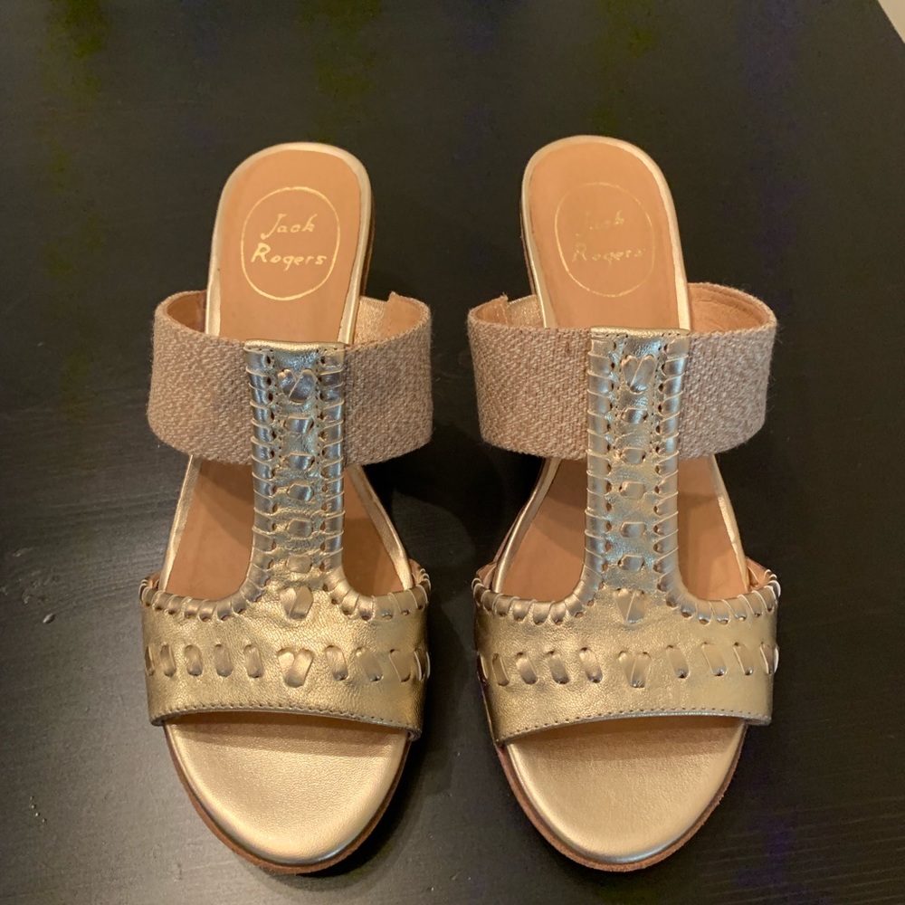 Jack Rogers heeled sandal- NWOT